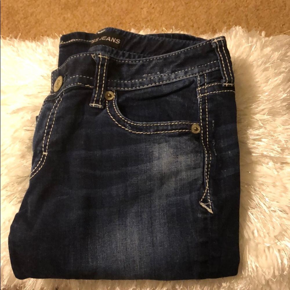 Express Stella low rise boot jeans -8r